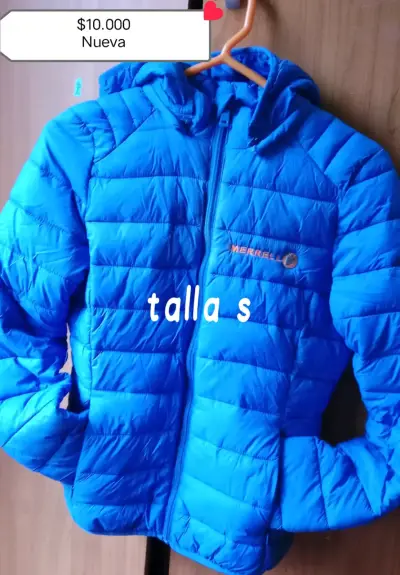 Chaqueta azul acolchada Merrell para mujer - miniatura 2