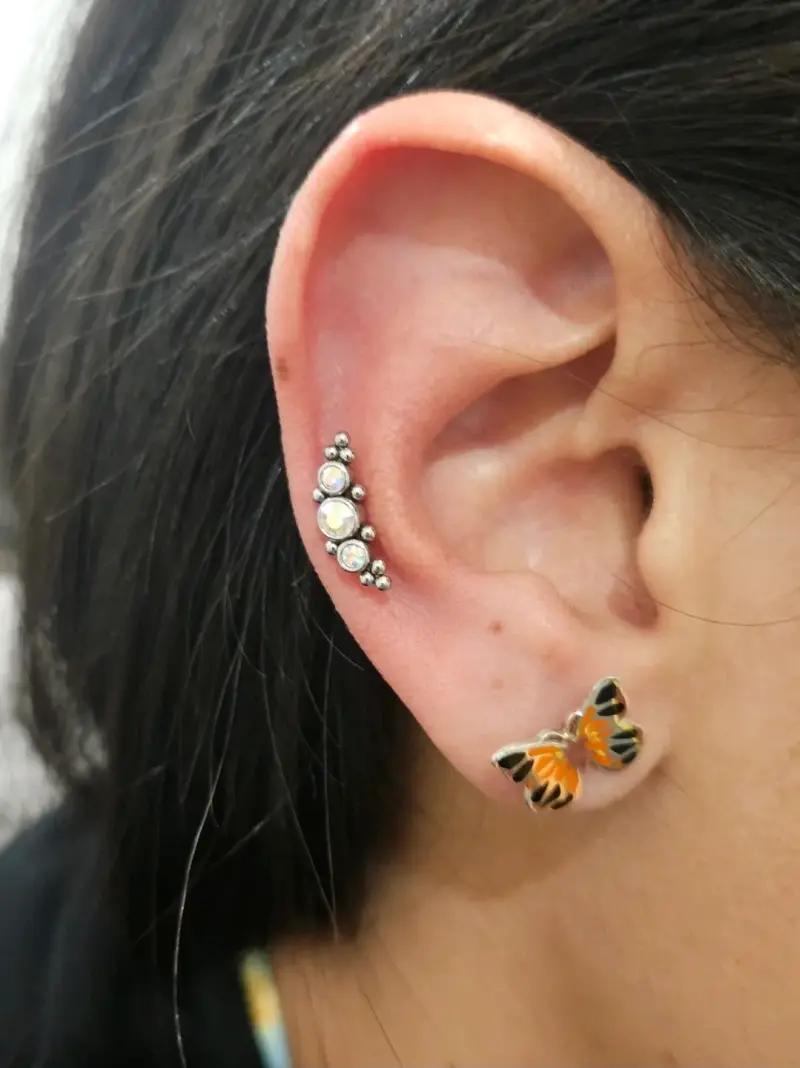 Piercing titanio CLUSTER