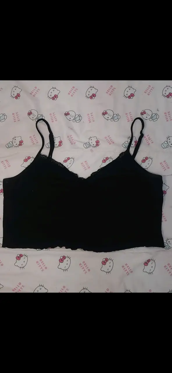 Top negro de tirantes Shein - 1