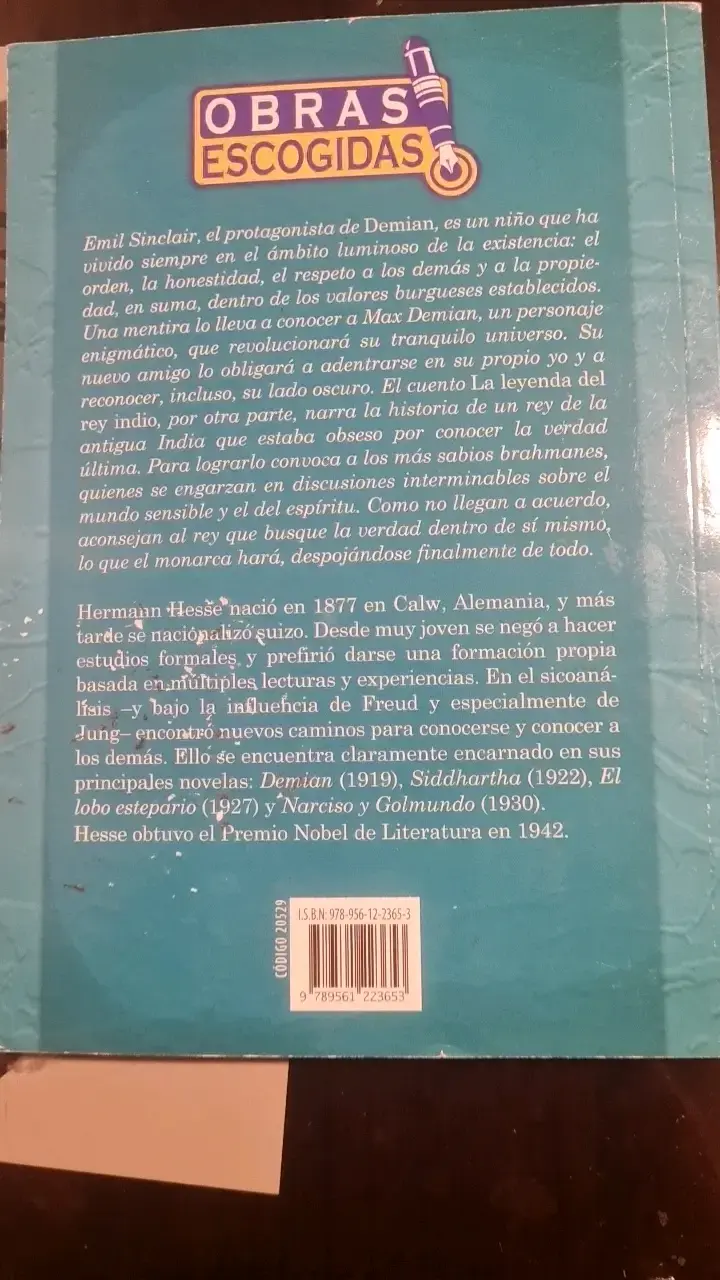 Libro Demian La Leyenda Del Rey Indio de Hermann Hesse - 2
