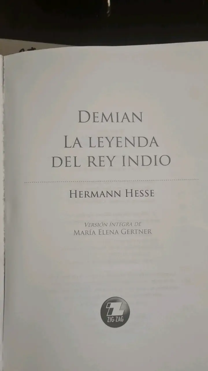 Libro Demian La Leyenda Del Rey Indio de Hermann Hesse - 3
