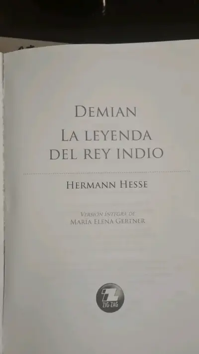 Libro Demian La Leyenda Del Rey Indio de Hermann Hesse - miniatura 3