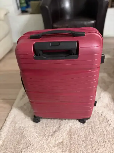 Maleta de viaje roja con ruedas Kippi - miniatura 3
