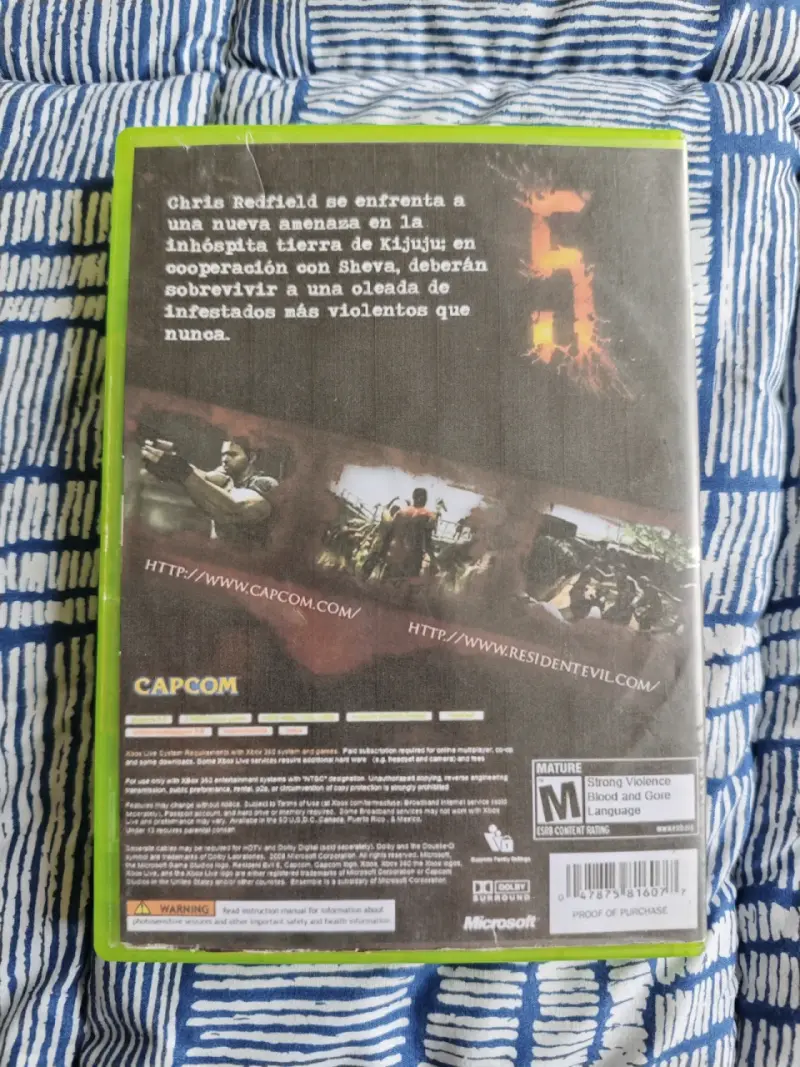 Juego Xbox 360 Resident Evil 5 Capcom - 2
