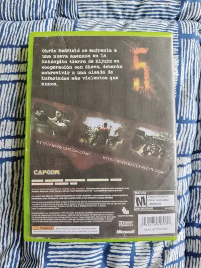 Juego Xbox 360 Resident Evil 5 Capcom - miniatura 2