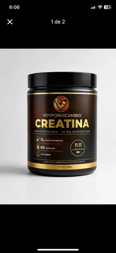 Creatina Monohidratada Ultra Micronizada 300g - miniatura 1