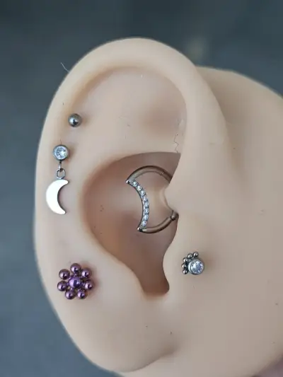 Piercing titanio NUEVO - miniatura 1