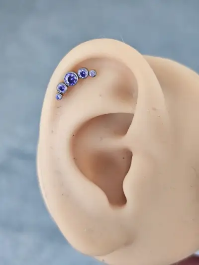 Piercing titanio NUEVO - miniatura 1
