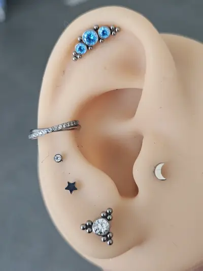 Piercing titanio NUEVO - miniatura 2
