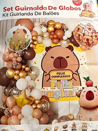 Set de Guirnaldas de Globos para Cumpleaños - miniatura 3