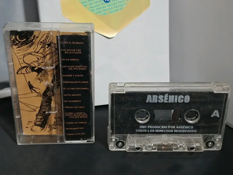 Cassette de música Arsenico Punk Rock chileno - 3