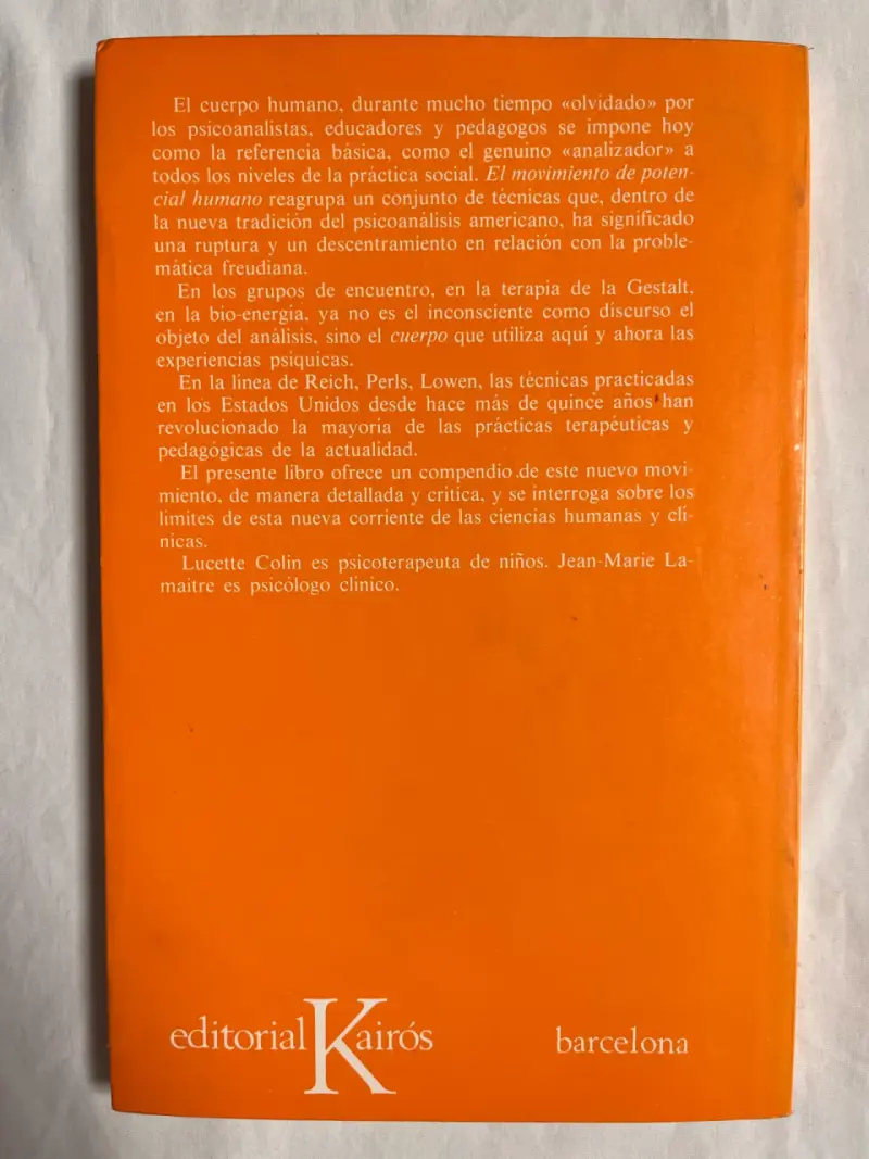 El Potencial Humano,L. Colin y J.M. Lemaitre - 2