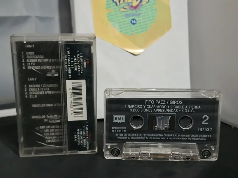 Cassette Fito Paez Giros Original - 2