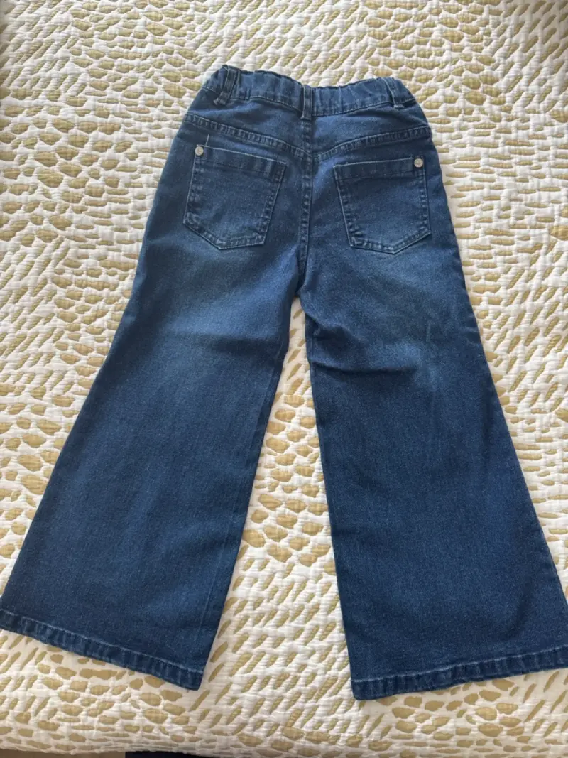 Jeans con flores bordadas Limonada T.6 - 3