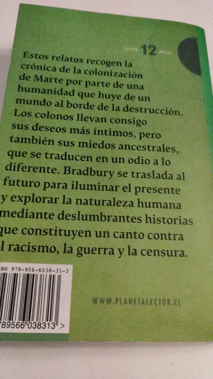 Libro Crónicas Marcianas de Ray Bradbury - 3