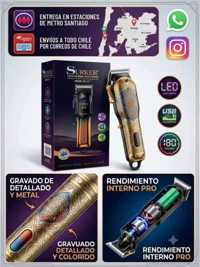 Cortadora de Cabello Profesional Surker SK-699 - miniatura 6