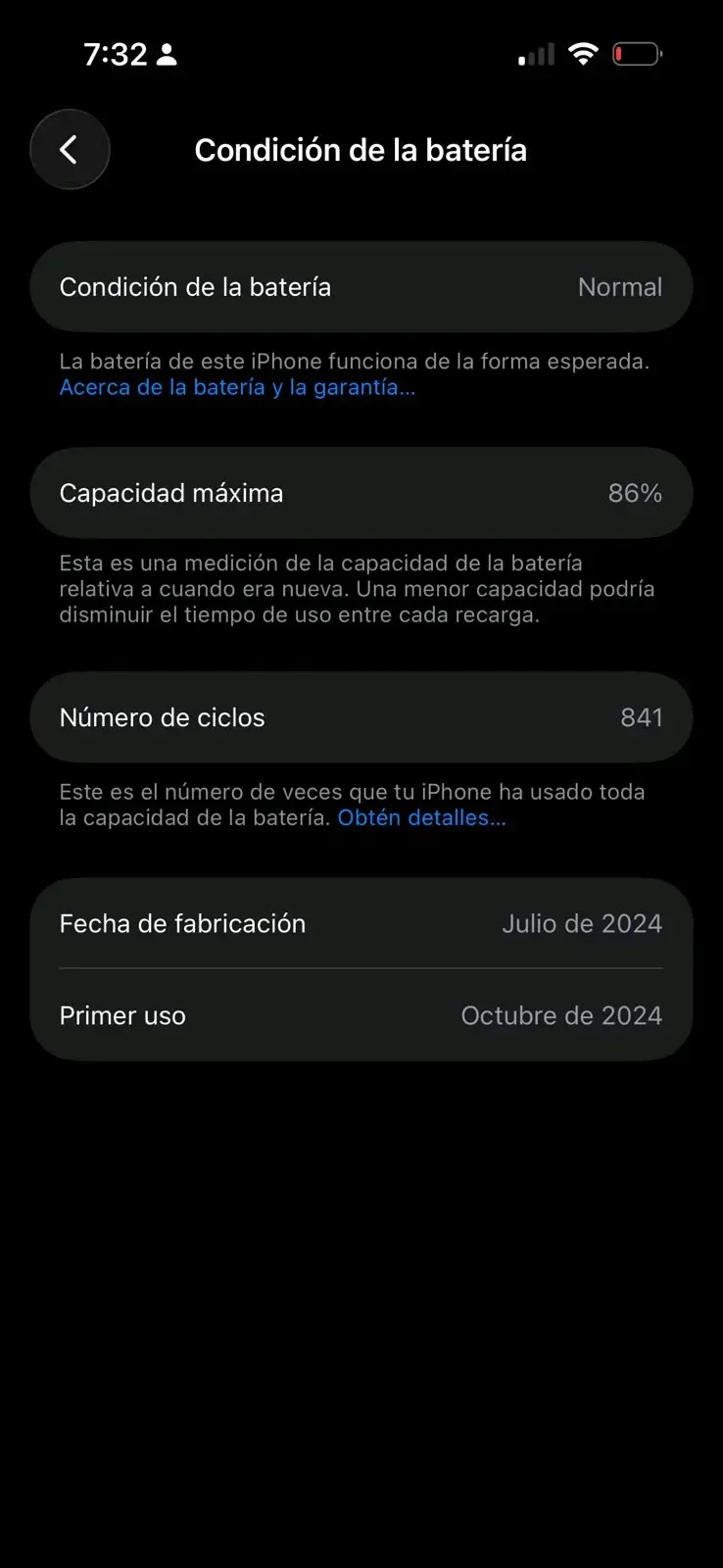 iPhone en buen estado con batería normal - 2