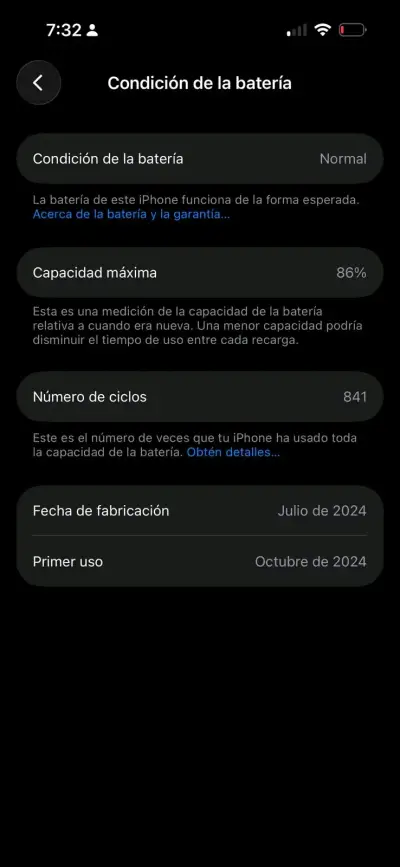 iPhone en buen estado con batería normal - miniatura 2