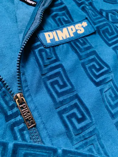 Conjunto deportivo azul con diseño Pimps - miniatura 2