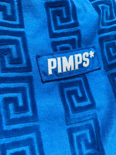 Conjunto deportivo azul con diseño Pimps - miniatura 5