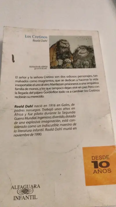 Libro Los Cretinos de Roald Dahl - miniatura 3