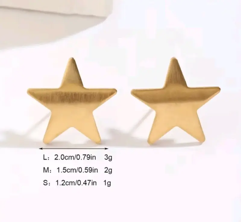 Estrella dorados minimalistas - 3