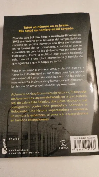Libro El Tatuador de Auschwitz de Heather Morris - miniatura 3