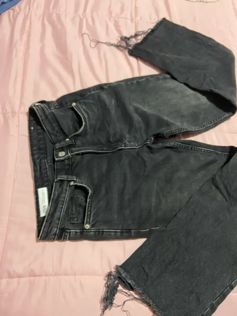Jeans negros Zara para mujer 36 - 1