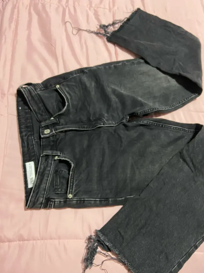Jeans negros Zara para mujer 36 - 3