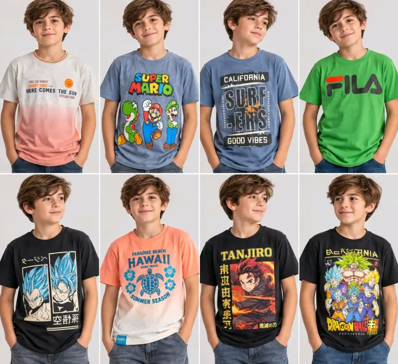 Pack de polerones, camisas y poleras para niño - 2