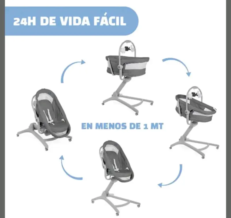 Cuna de bebé tipo Moisés - 3