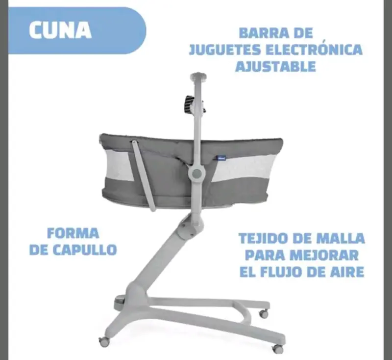 Cuna de bebé tipo Moisés - 4