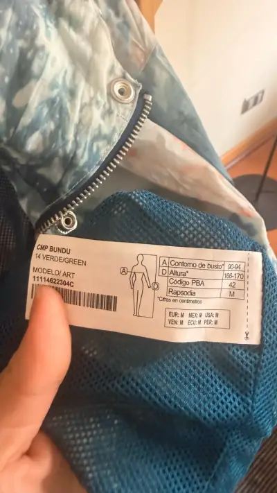 Chaqueta Rapsodia estampada verde y azul - miniatura 3