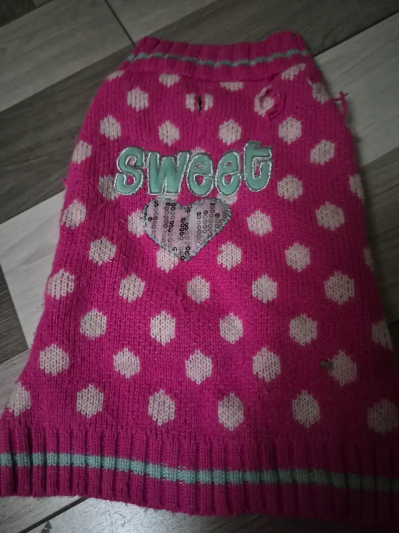 Conjunto de suéteres tejidos para mascotas - 6