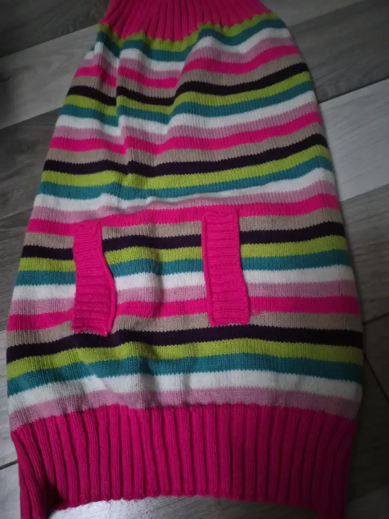 Conjunto de suéteres tejidos para mascotas - 1