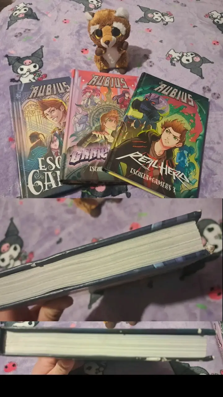 Colección de libros Escuela de Gamers de Rubius