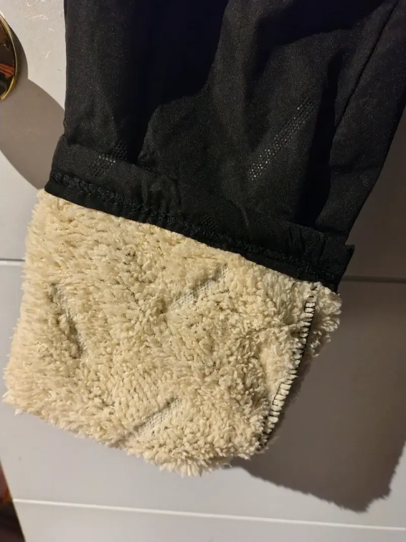 Pantalones deportivos negros con forro polar - 3
