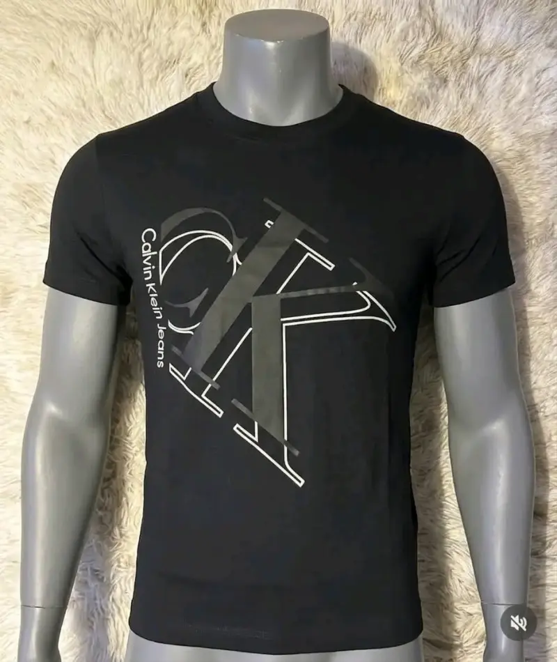 Polera Negra Armani Exchange Estampado Estatua - 2