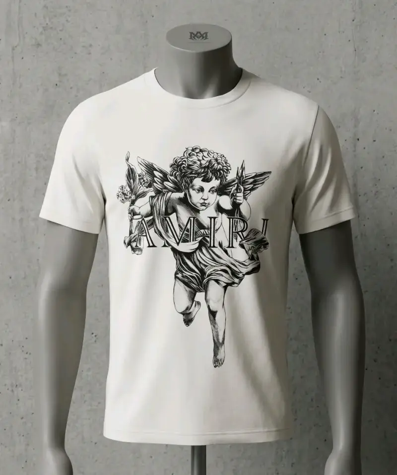 Polera Negra Armani Exchange Estampado Estatua - 3
