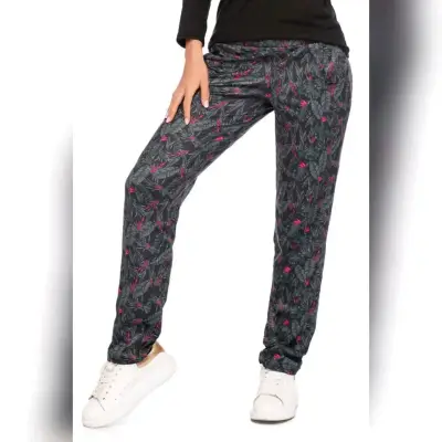 Pijama - multiuso de mujer estampado floral gris - miniatura 4