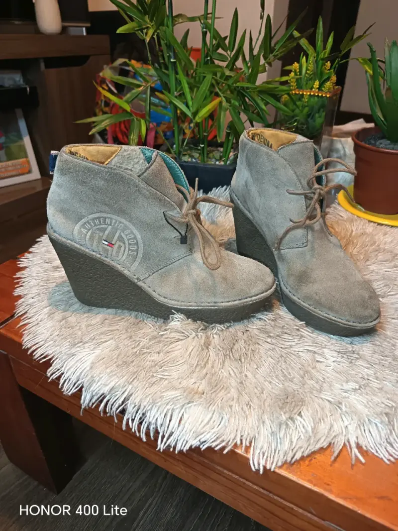 Botines de gamuza con plataforma Tommy Hilfiger - 3