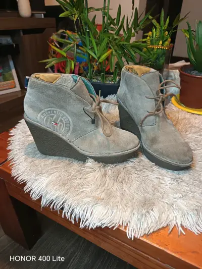 Botines de gamuza con plataforma Tommy Hilfiger - miniatura 3