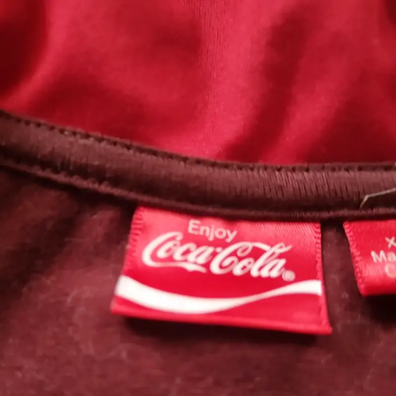Chaqueta Coca-Cola burdeos con cierre - 3