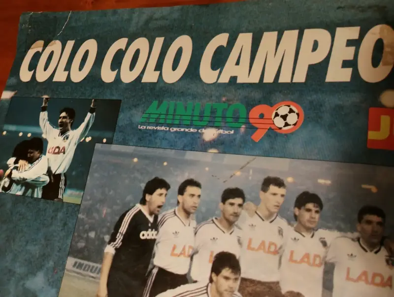 POSTER Colo Colo Campeón de América 1991 - 5