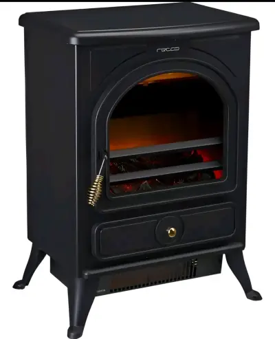 Chimenea Eléctrica Recco ND-187H con Diseño Retro - miniatura 2