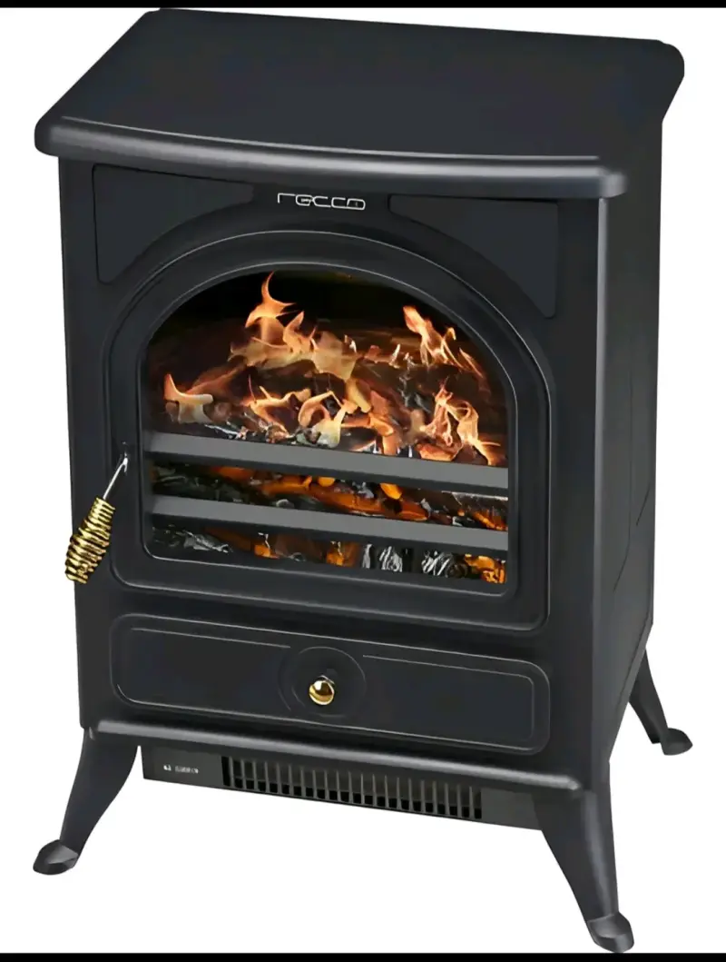 Chimenea Eléctrica Recco ND-187H con Diseño Retro - 3