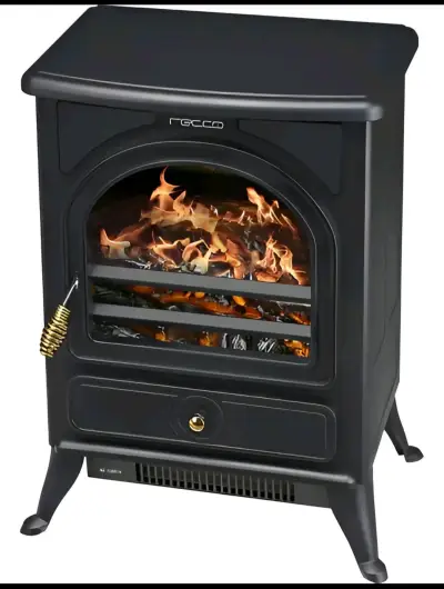 Chimenea Eléctrica Recco ND-187H con Diseño Retro - miniatura 3