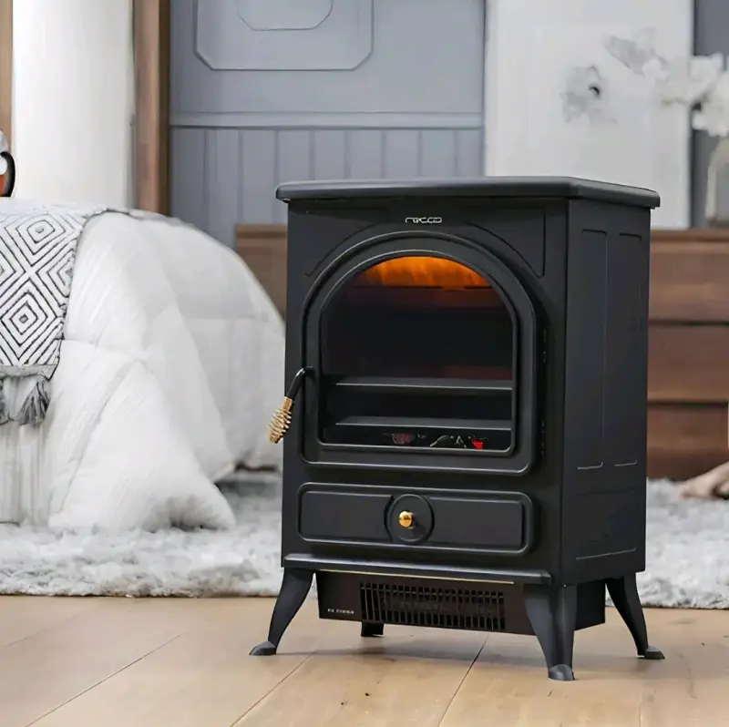Chimenea Eléctrica Recco ND-187H con Diseño Retro - 4