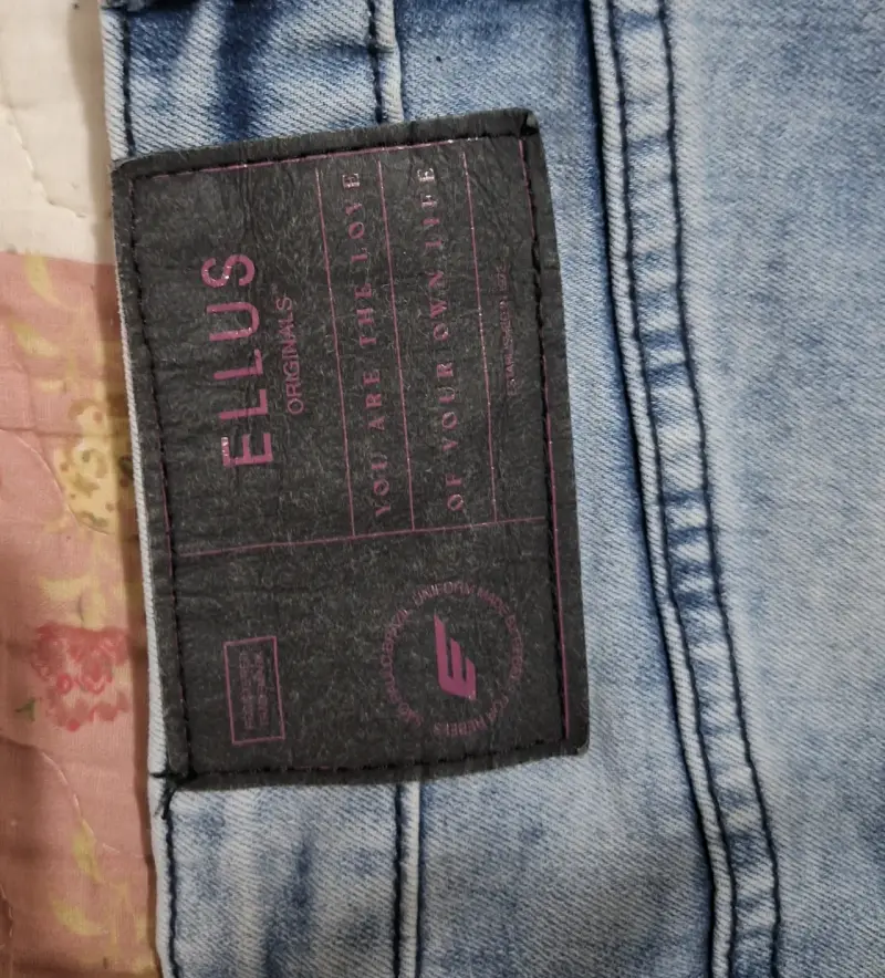 Falda de mezclilla azul claro Ellus talla M - 3