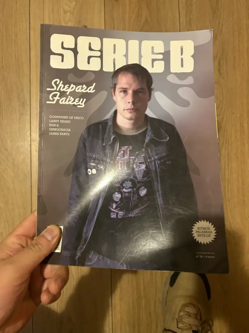 Revista Serie B Shepard Fairey edición especial - 1